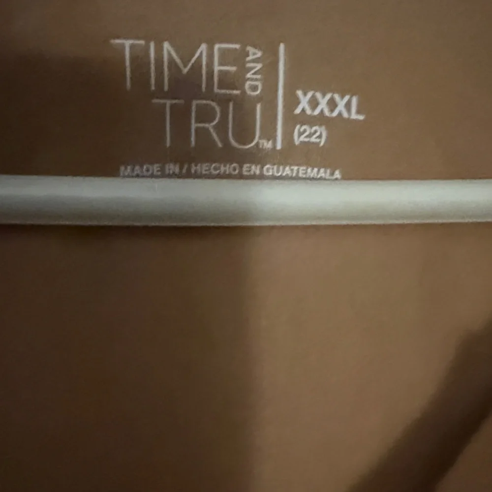 Time and Tru Light Brown Hoodie - Picture 2 of 2